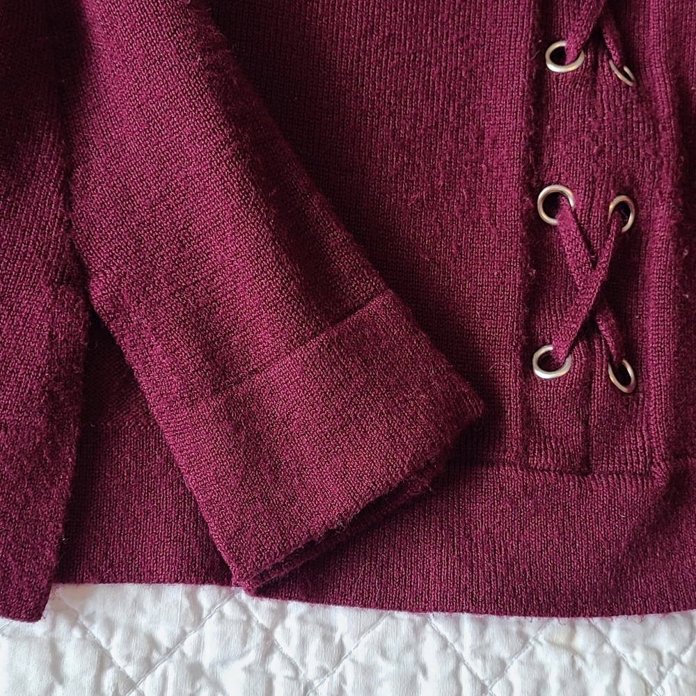 Burgundy Sweater - Picture 2 of 4